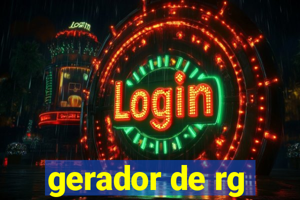 gerador de rg